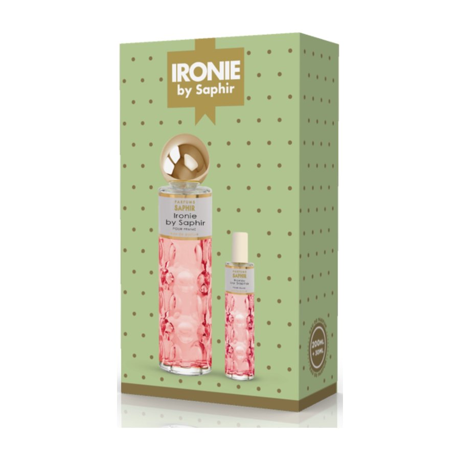 SAPHIR GIFTSET IRONIE MULHER PARFUM 200ML+30ML 