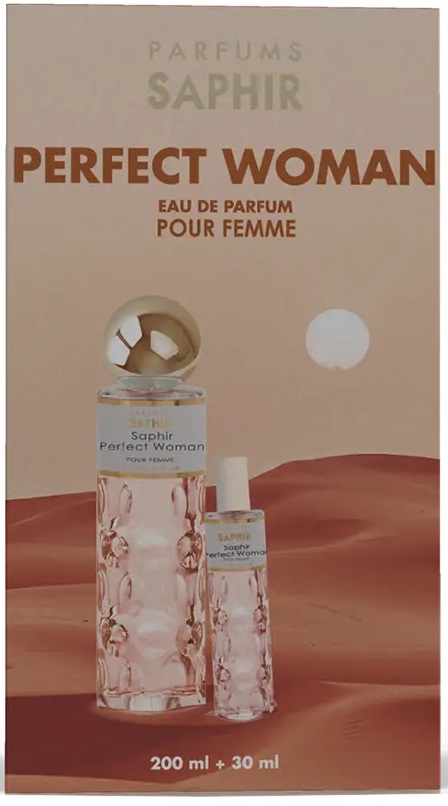 SAPHIR GIFTSET Eau de Parfum PERFECT WOMAN 200 ml+30 ml (Senhora)