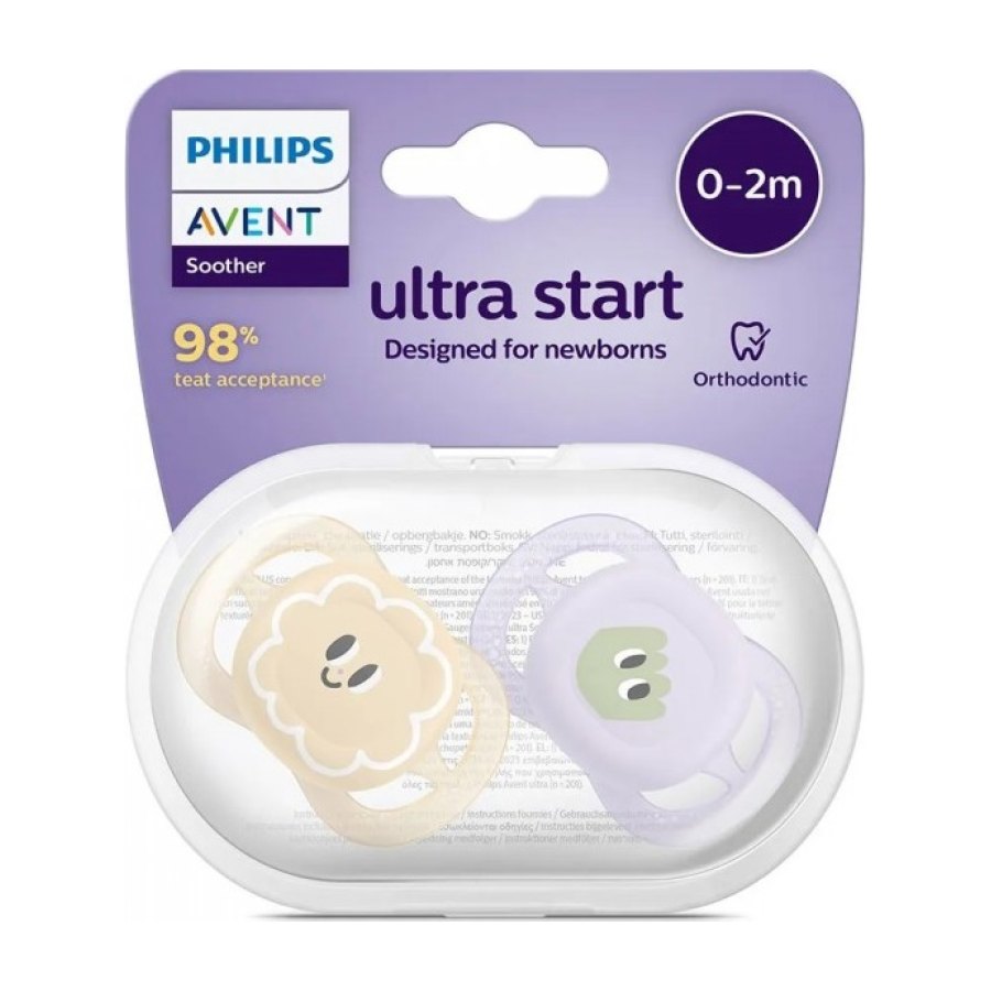 Philips AVENT- 2 xuxas- 0-2M- Ultra Start- Deco- Menina
