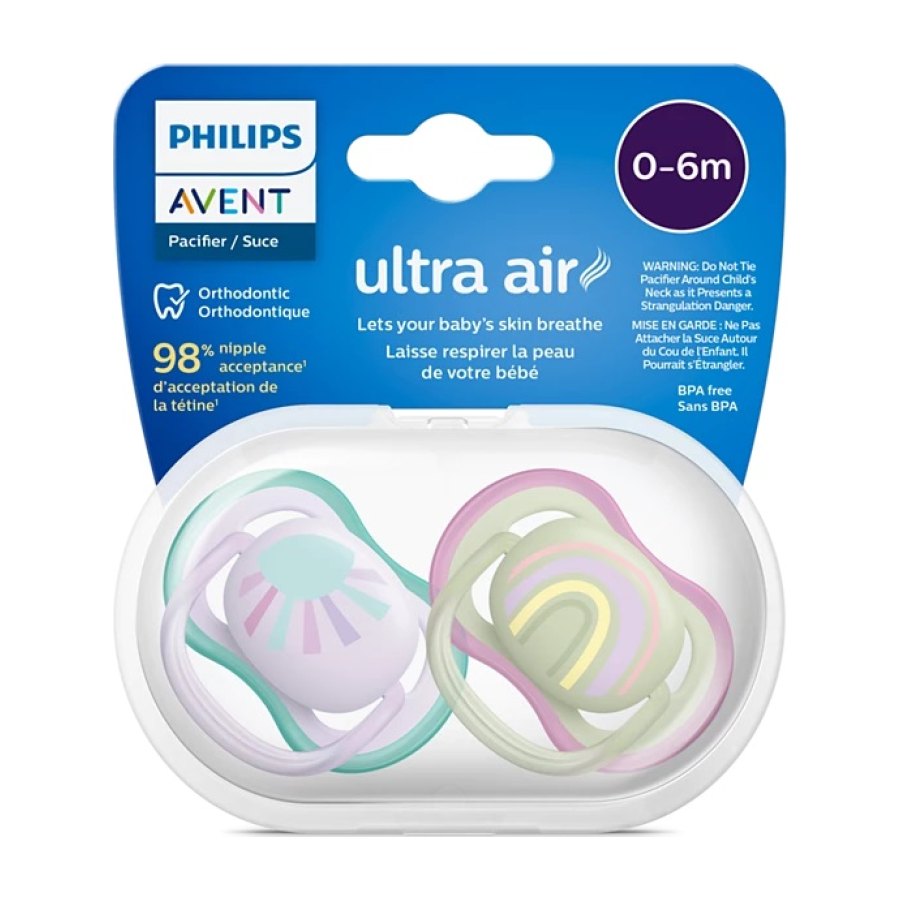 Philips AVENT - 2 Xuxas -  0-6M - Ultra Air -  Deco - Menina