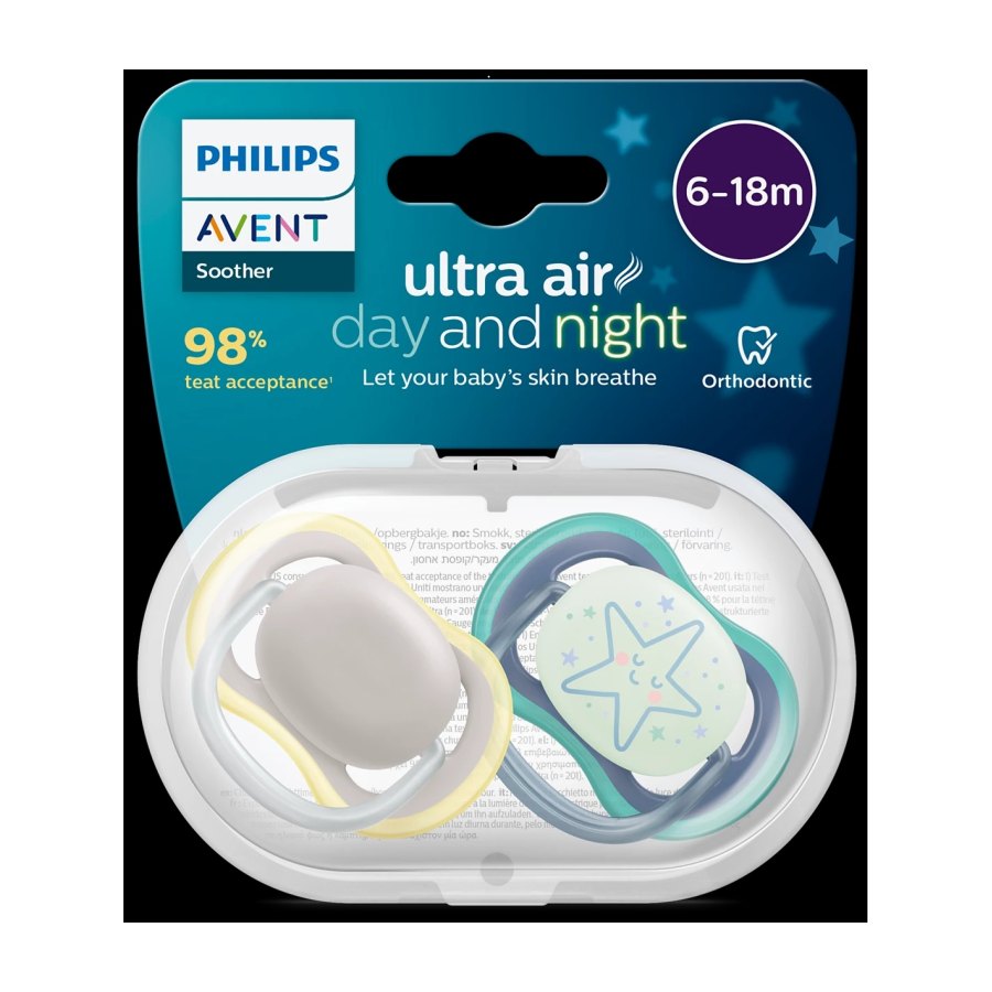 Philips AVENT - 2 Xuxas - 6-18M - Ultra Air - Dia & Noite 