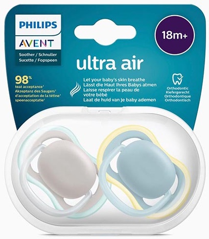 Philips AVENT - 2 Xuxas - 18M+ Ultra Air (Cinza/Azul)  