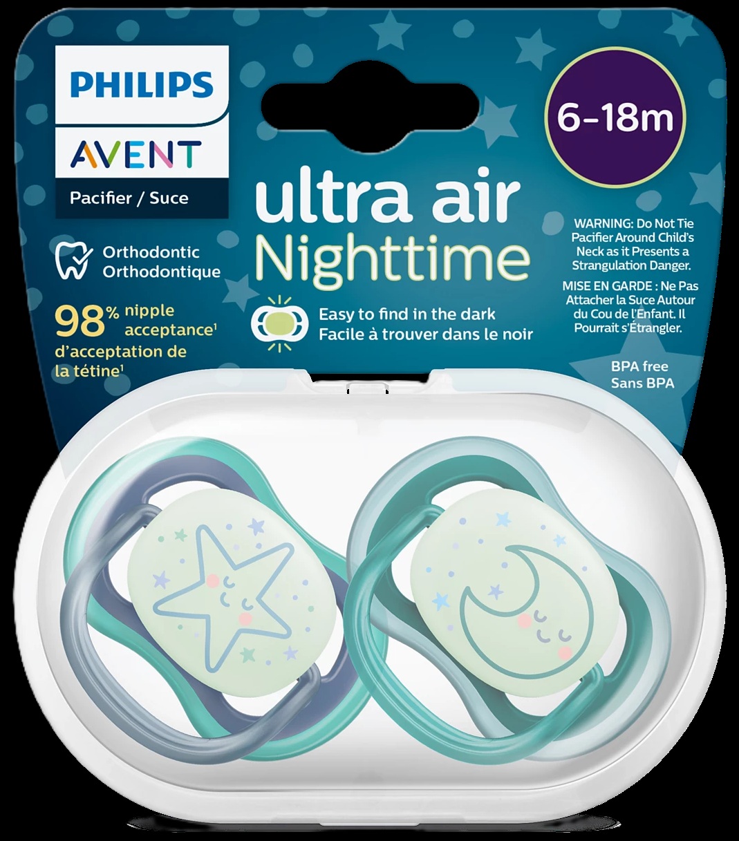 Philips AVENT - 2 Xuxas -  6-18M - Ultra Air - NT - Menino