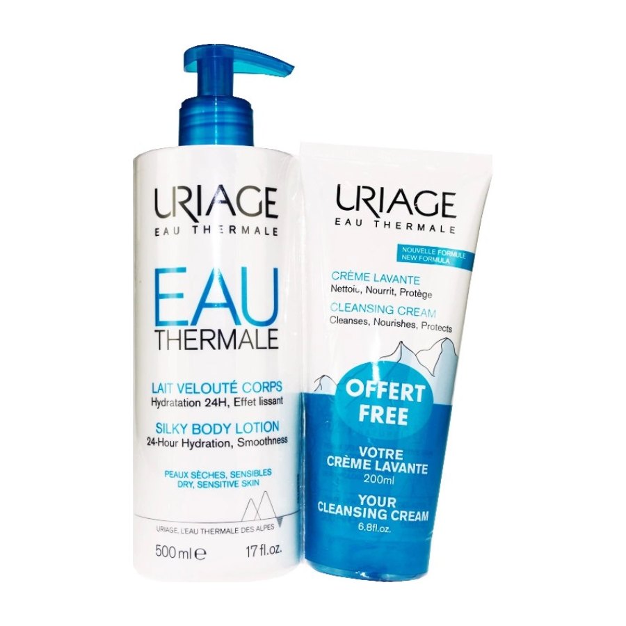 URIAGE AT Leite Hidratante 500 ml OFERTA Creme Lavante 200ml