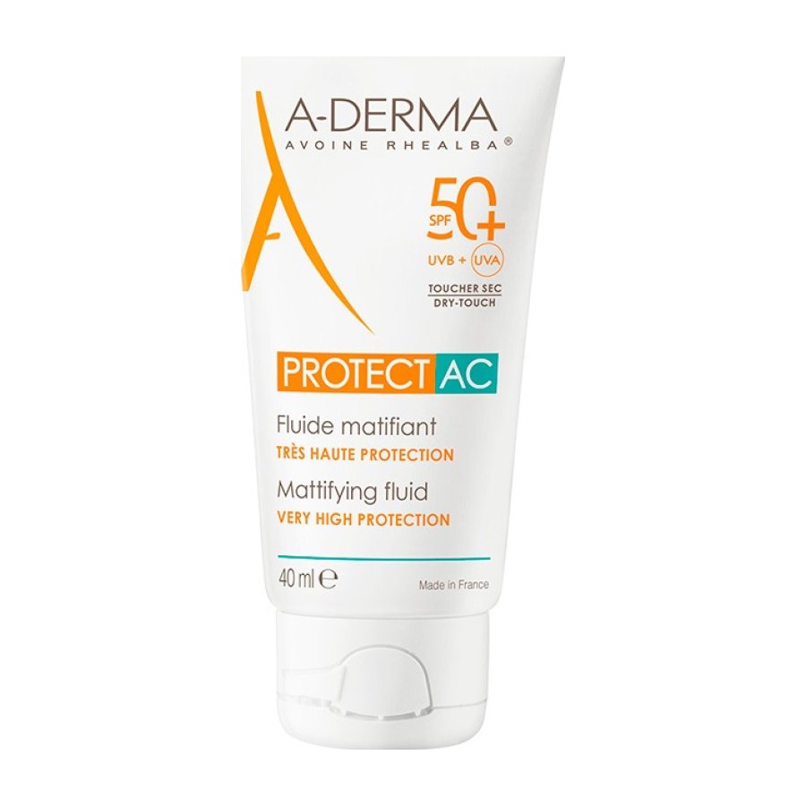 A-DERMA SOLAR PROTECT AC SPF50 Fluido Matificante (ACNE)