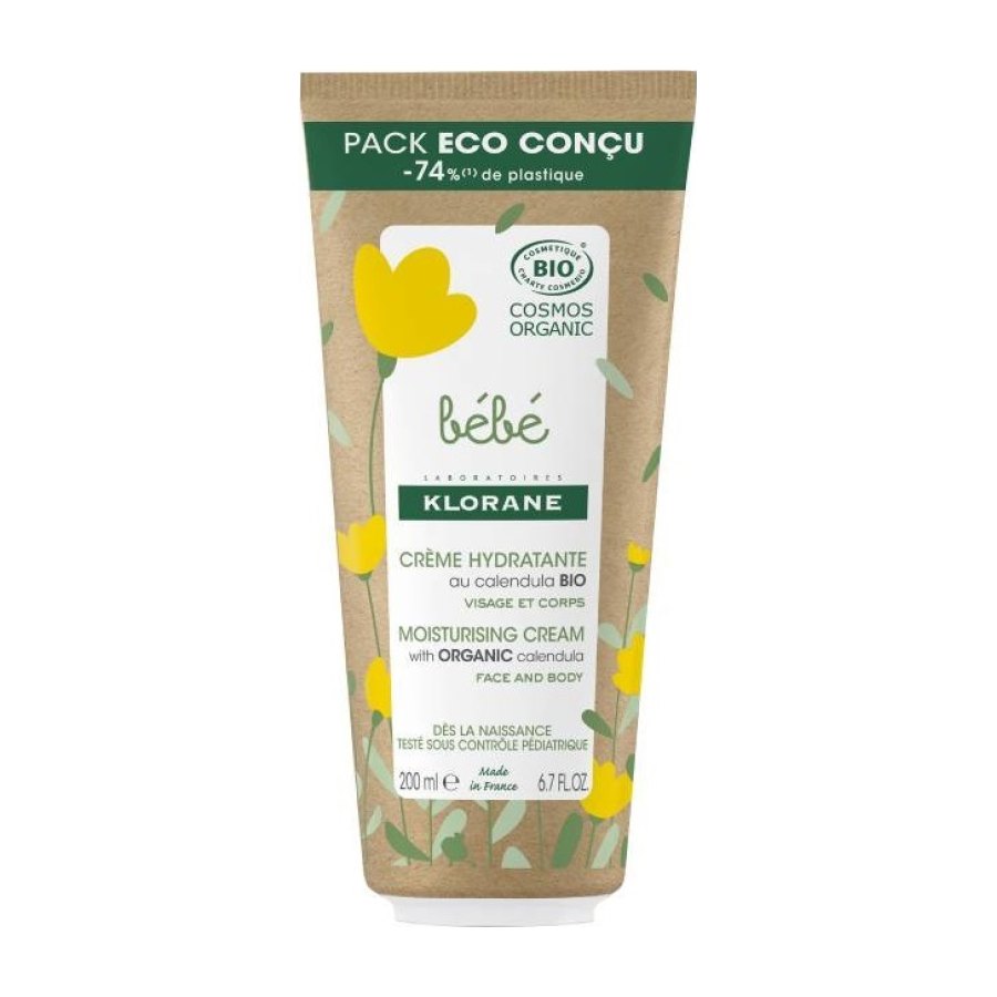 KLORANE BEBÉ Creme Hidratante Rosto Corpo 200ml 