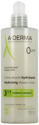 A-DERMA Indispensáveis Gel Creme de Duche HYDRA Protector 500 ML