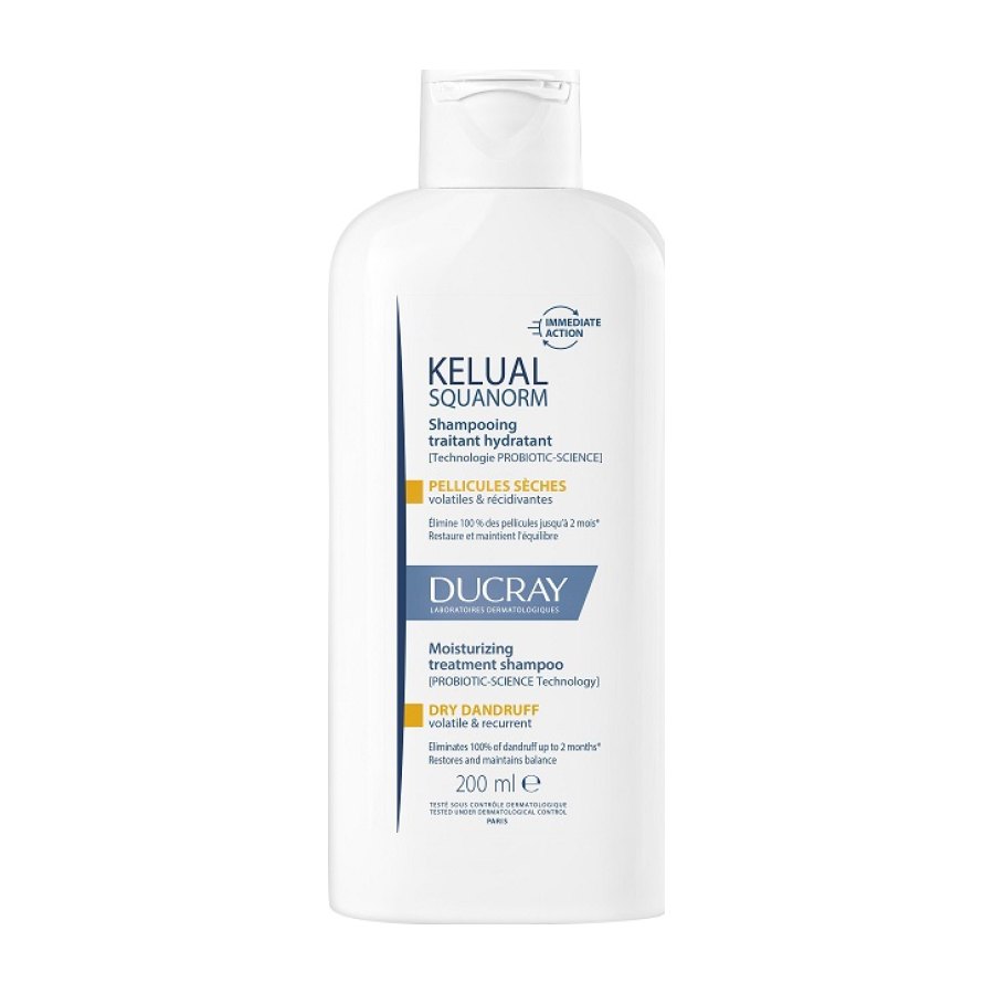 DUCRAY KELUAL Squanorm Champô Caspa Seca 200ml 