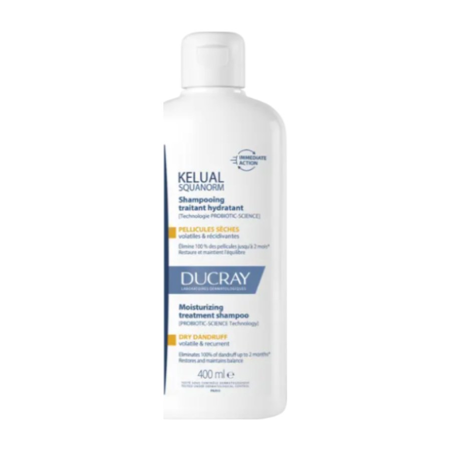 DUCRAY KELUAL Squanorm Champô Caspa Seca 400ml