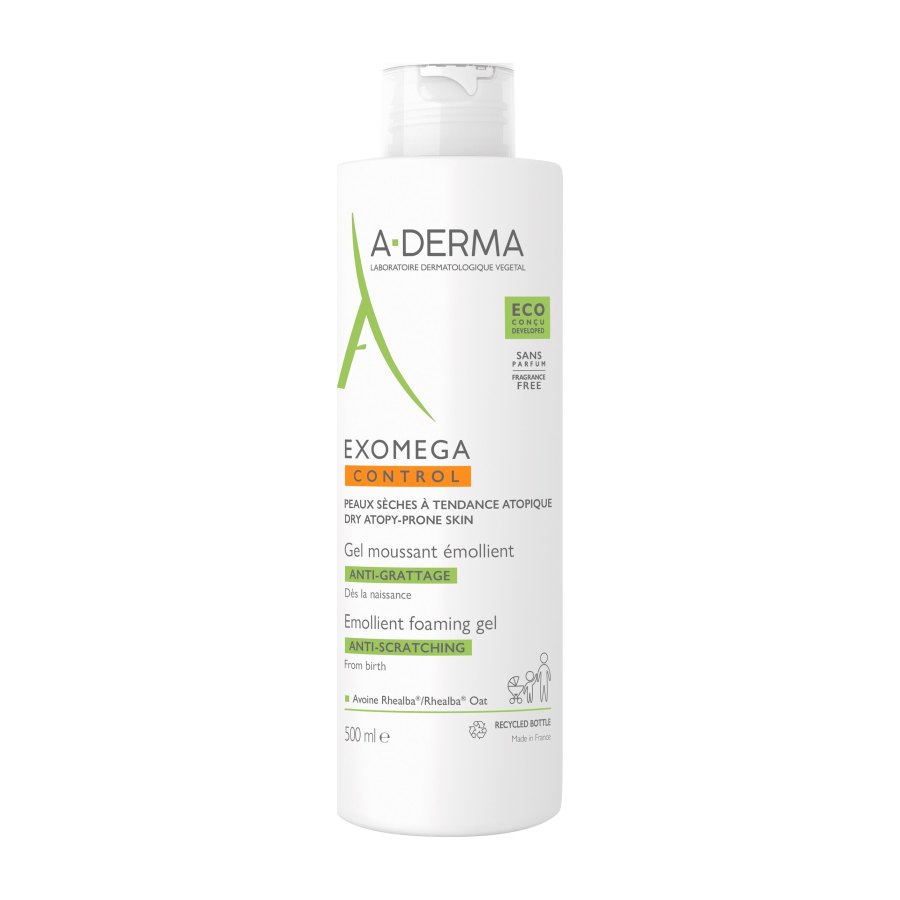 A-DERMA EXOMEGA Gel Lavant Emoliente 500ml (ATOPIA