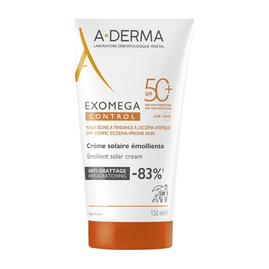 A-DERMA EXOMEGA SOLAR AD SPF50+ Creme 150 ml (ATOPIA) NOVO
