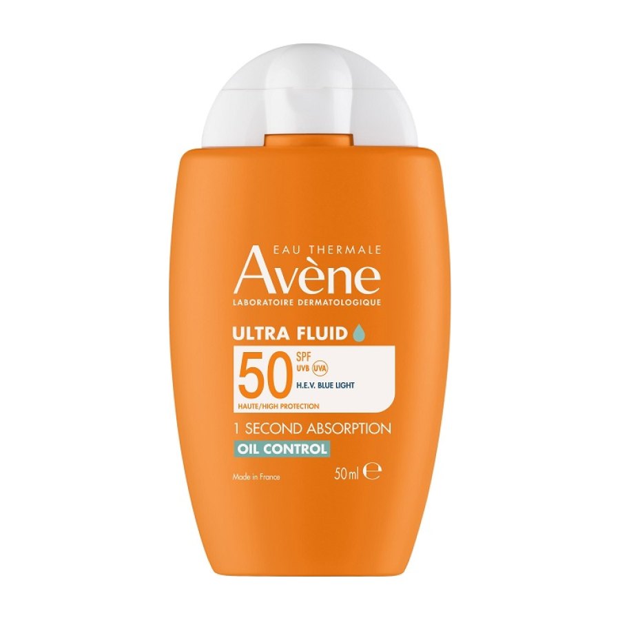AVENE SOLAR SPF 50 Ultra Fluid OIL CONTROL 50ml PELES OLEOSAS