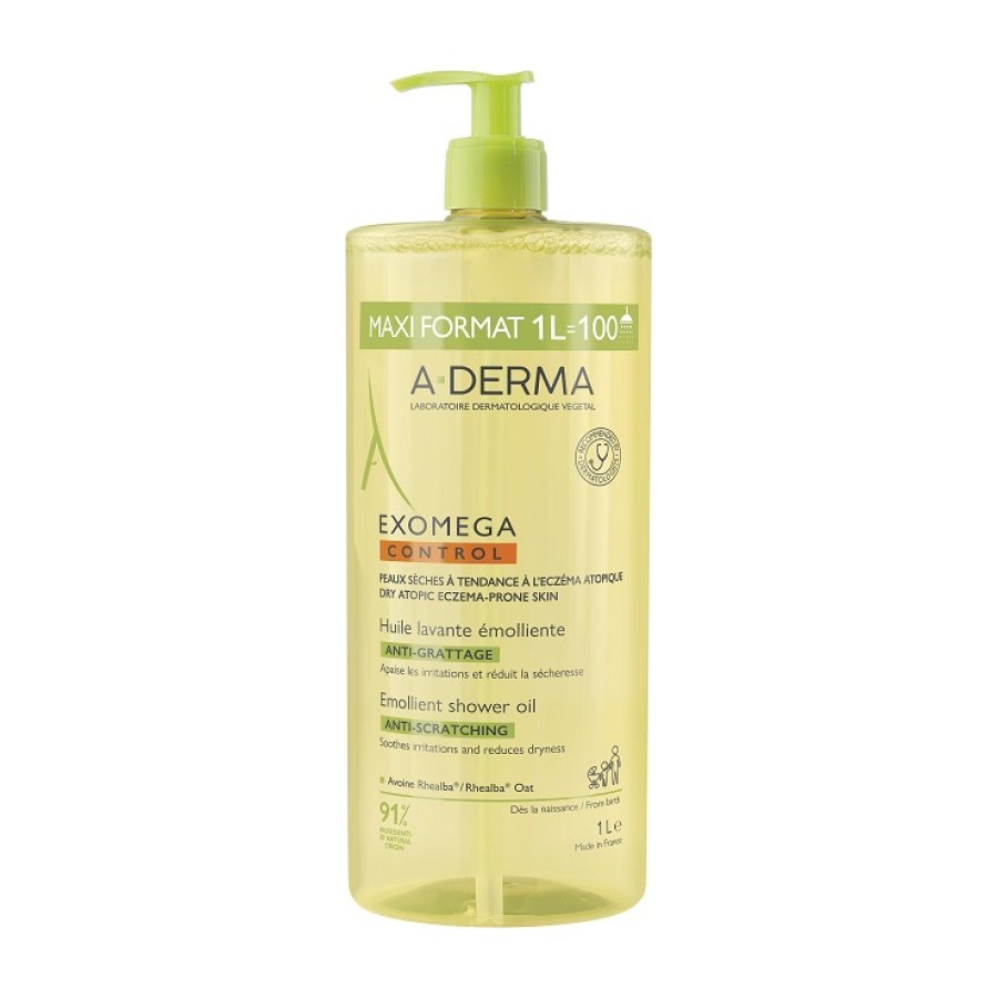 A-DERMA EXOMEGA Duche Óleo Emoliente 1L (ATOPIA) NOVO