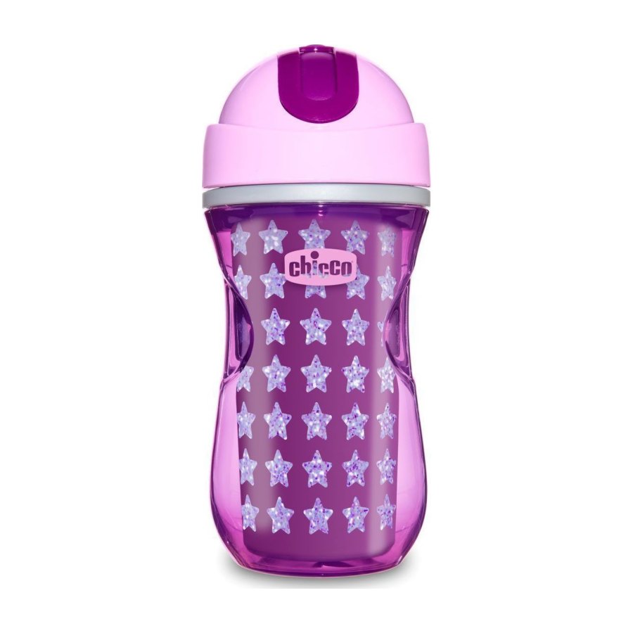 CHICCO Copo Termico c/Palhinha (+14 meses) Menina