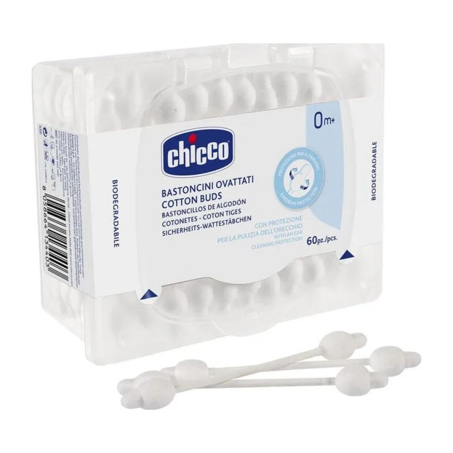CHICCO Cotonetes 0M+ 60PCS