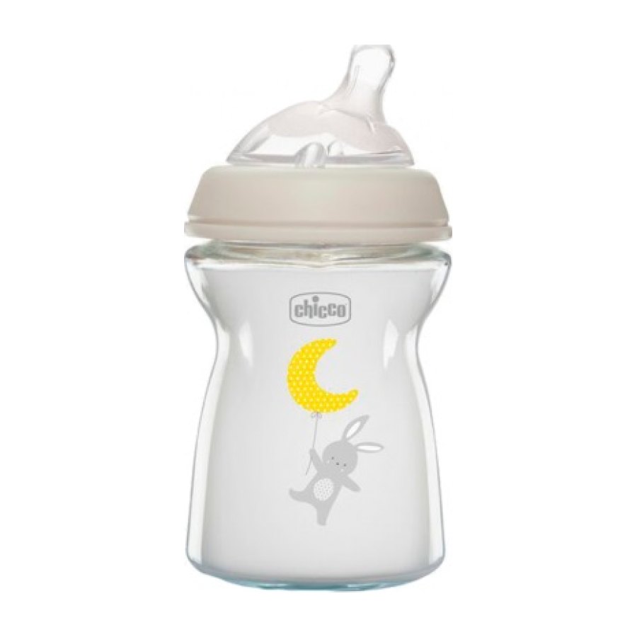 CHICCO Biberao de Vidro NaturalFeeling 250 ml 0M+