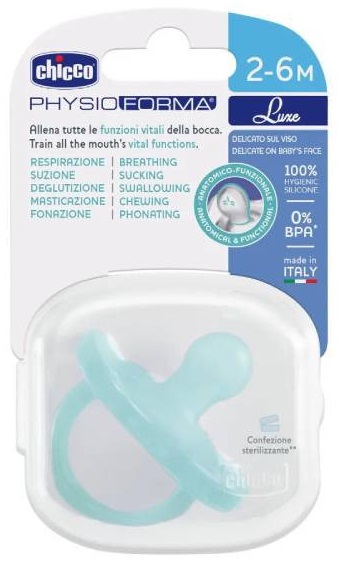 CHICCO Chupeta Physioforma Luxe 2-6M AZUL
