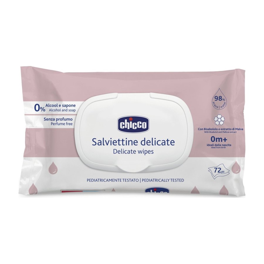 CHICCO Toalhitas c/abertura 72 unidades