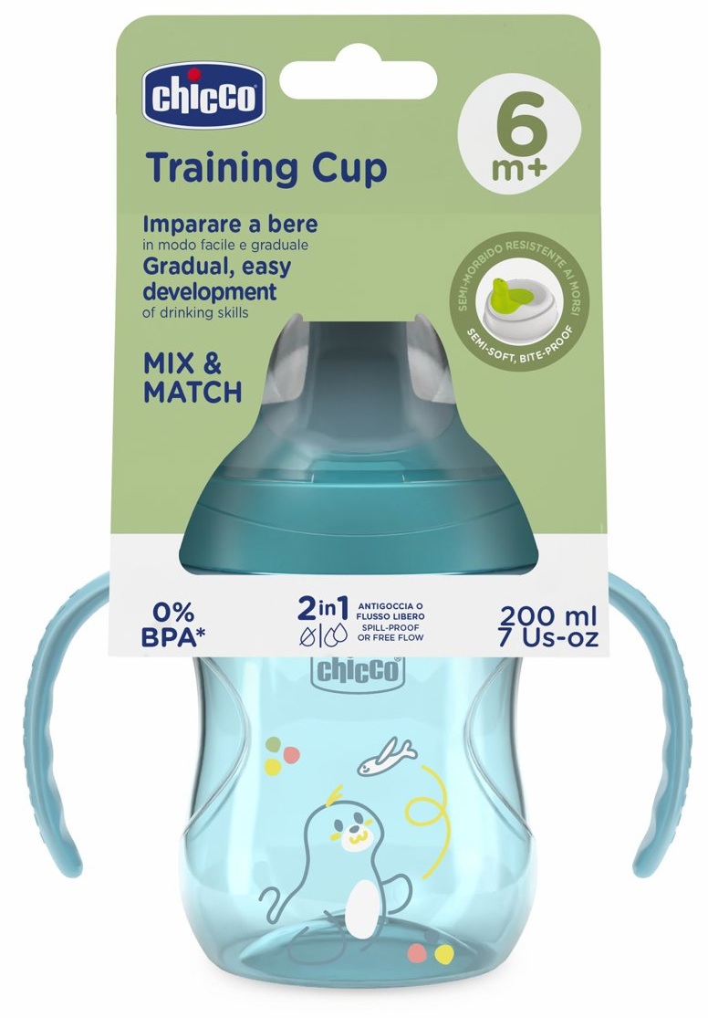CHICCO Copo Transição Boy 6M+