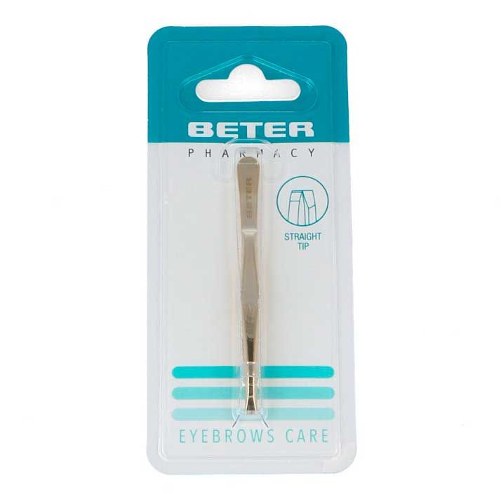 BETER Pinça de depilar dourada ponta recta