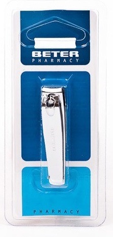 BETER Corta unhas manicura cromado com lima