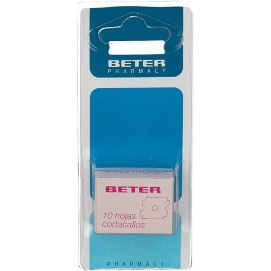 BETER Estojo 10 lâminas reposição p/ corta calos