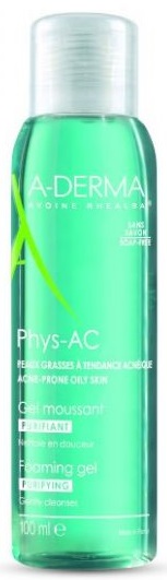 A-DERMA PHYS-AC Gel Espuma Purificante 100 ml