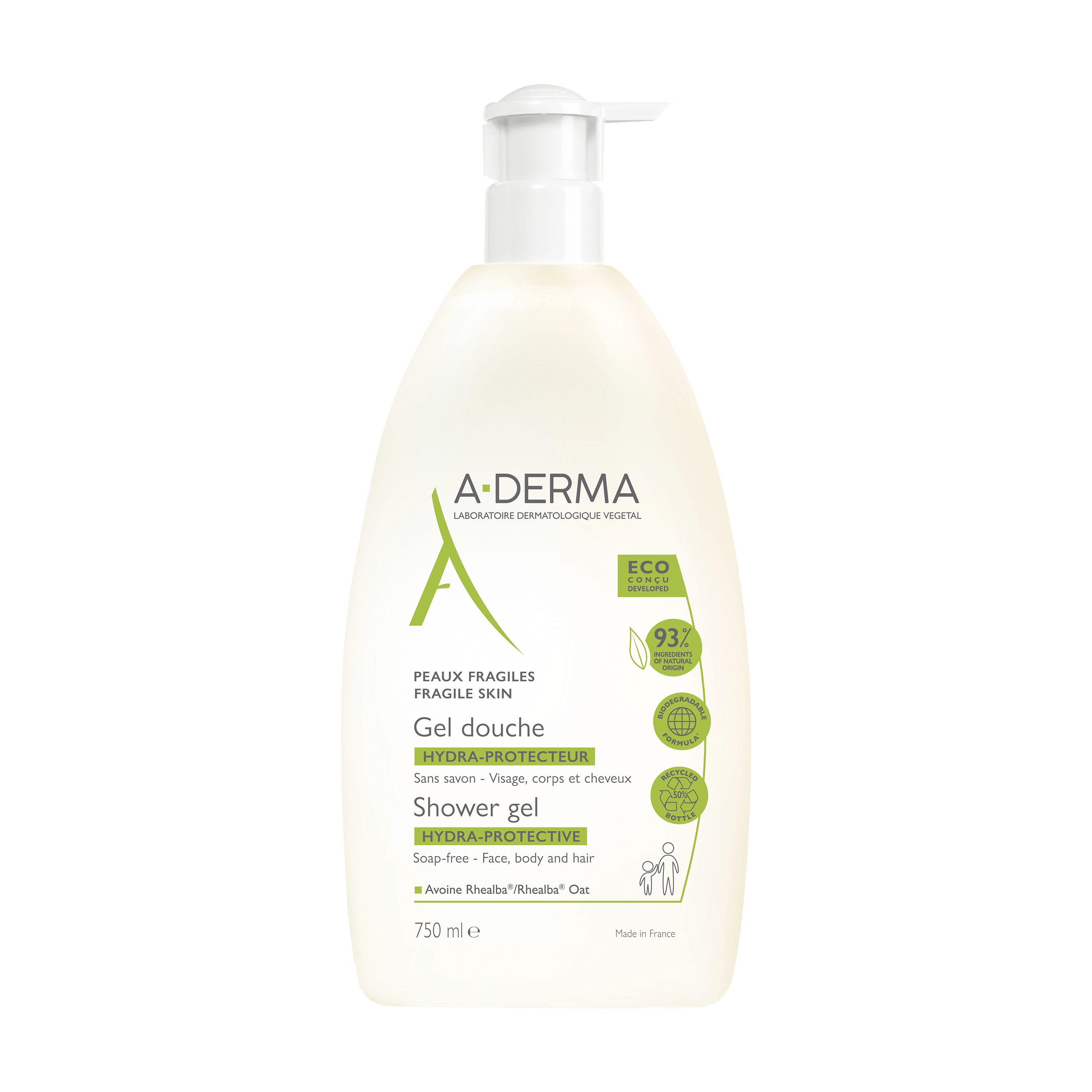 A-DERMA I Gel Duche Hydra Protector 750 ML