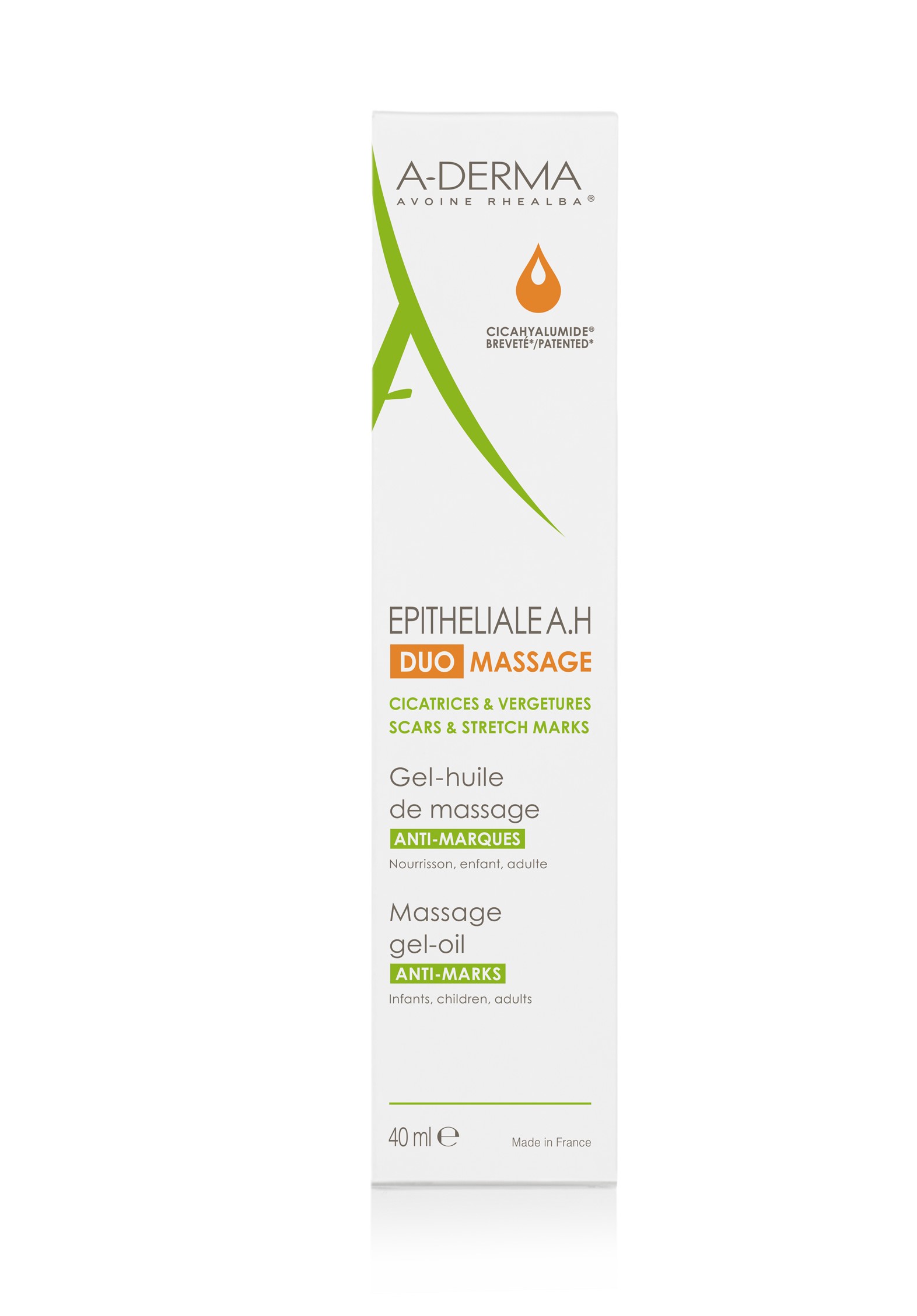 A-DERMA EPITHELIALE Gel Óleo ESTRIAS/CICATR 40 ml 