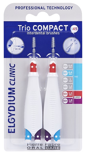 ELGYDIUM Escovilhões Trio Compact Esp.Lar.Misto 