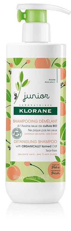 KLORANE JUNIOR Champô Desembar Pêssego 500ml