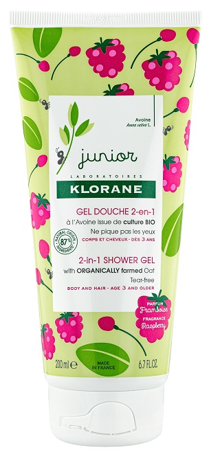 KLORANE JUNIOR Gel Duche Framboesa 200 ml
