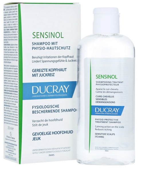 DUCRAY SENSINOL champô 200ml- Couro Cabel Sensível