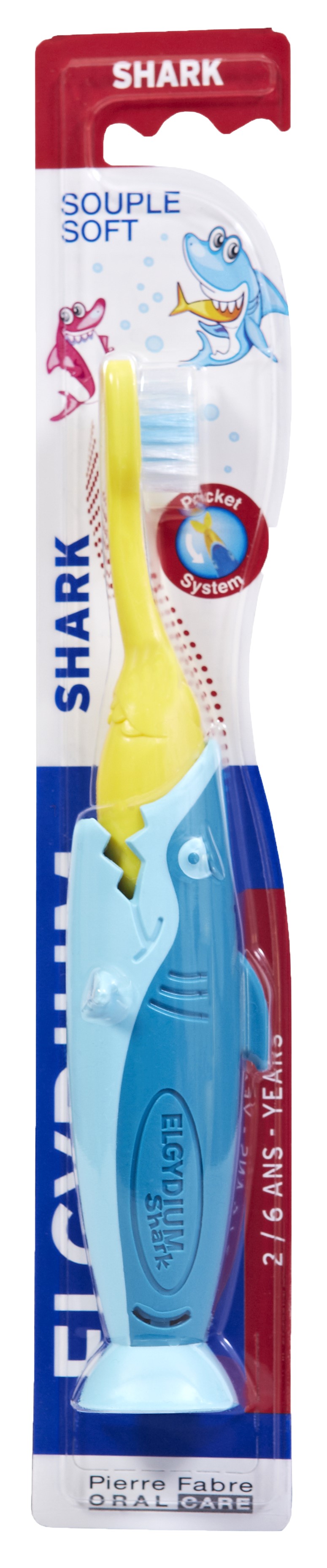 ELGYDIUM KIDS Escova Dentes (2-6 anos) SHARK 