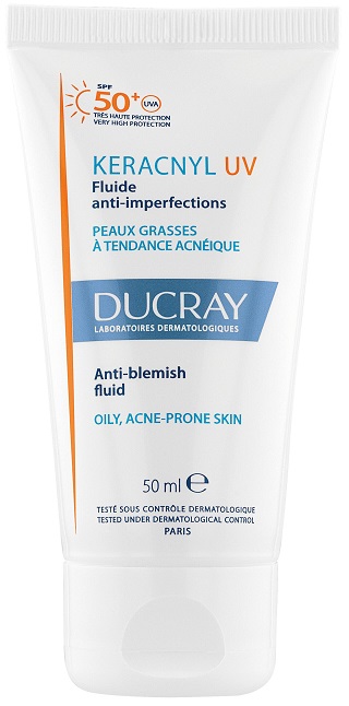 DUCRAY KERACNYL SOLAR SPF50 Fuido 50ml NOVO