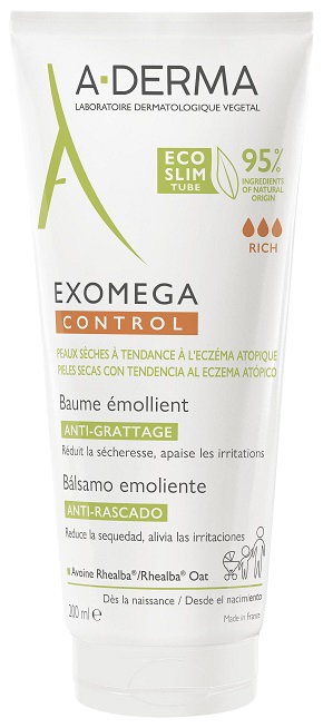 A-DERMA EXOMEGA Bálsamo Emoliente 200 ml (ATOPIA)