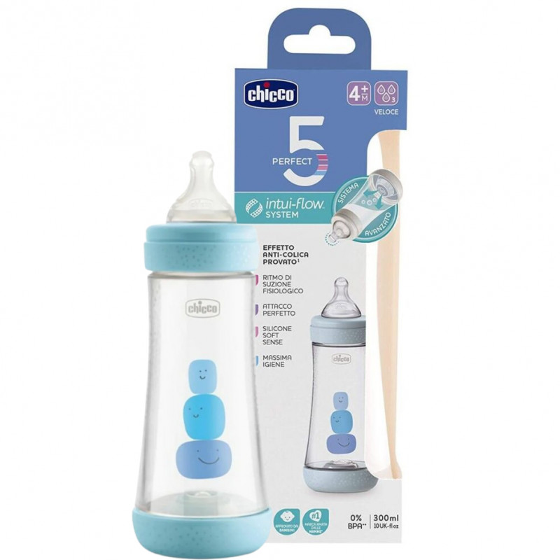 CHICCO Biberao Perfect5 PP AZUL 300ml FR