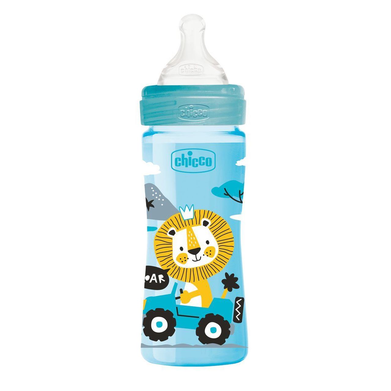 CHICCO BIBERÃO WB PP AZUL COL 250 ML SIL A